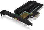 RaidSonic Icy Box PCIe 2xM. 2 adapter hűtőbordával (IB-PCI215M2-HSL)