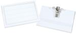  Ecuson orizontal cu ac si clip 90 x 55 mm, 50 buc/set