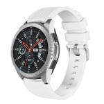 BSTRAP Silicone Davis curea pentru Samsung Gear S3, white (SSG008C08)