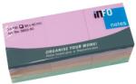 Info Notes adeziv Harmony 12 x 40 x 50 mm - 12 x 100 file