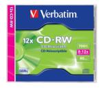 Verbatim CD-RW lemez, újraírható, SERL, 700MB, 8-12x, 1 db, normál tok, VERBATIM (CDVU7010) - officesprint