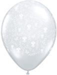 Party Center Baloane latex 5 inch inscriptionate flowers-a-round diamond clear, qualatex 39414 (PC_Q39414)