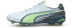 PUMA King Ultimate FG stoplis focicipő, fehér - kék - zöld (107809-03)