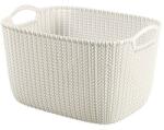 Curver Kötött hatású kosár "L" méret Curver Knit fehér (CSCKLF)
