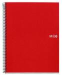 Miquelrius Spirálfüzet A4 kockás 150 lap Note Book 6 piros Miquelrius (LRM2825)