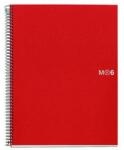 Miquelrius Spirálfüzet A5 vonalas 150 lap Note book 6 piros Miquelrius (LRM2834)
