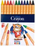  Creioane cerate Creative Kids, 12 culori/set