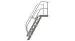 KRAUSE Lépcső Dobogóval (könnyűfém) 4 Fokos 0, 6 M, 45° (824134)