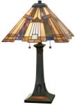 Elstead Lighting QZ-INGLENOOK-TL | Inglenook Elstead asztali lámpa 63, 5cm kapcsoló 2x E27 bronzbarna, többszínű (QZ-INGLENOOK-TL)