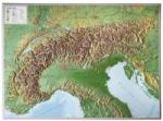 Georelief Harta in relief 3D a Alpilor, mare (in germana) (44605)