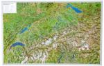 Georelief Harta vedere aeriana a Elvetiei (in germana) (44649)