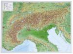Georelief Harta in relief 3D a Alpilor, mica (in germana) (44608)