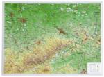 Georelief Harta in relief 3D Saxonia, mica (in germana) (44633)