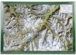 Georelief Harta Engandina Superioara in cadru de lemn (in germana) (44656)