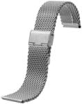 Royal Watchband Brățară Milaneză din Oțel Inoxidabil Model Impletitură "Mash" 12mm - 24mm Fără Telescoape (C019)