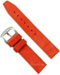  Curea Ceas Piele Naturala Portocalie 20mm WZ817 (WZ817)