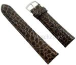  Curea ceas maro 22mm imprimeu crocodil Modeno (WZ1614)