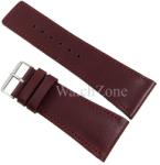  Curea ceas XL din piele naturala maro inchis 22mm (WZ1706)
