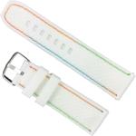  Curea Silicon Alba + Cusatura Multicolora 24mm WZ753 (WZ753)
