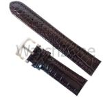 Curea ceas XL piele maro cu imprimeu 20mm 22mm 24mm WZ939 (WZ939)