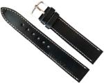  Curea Ceas XL Din Piele Neagra 18mm 20mm 22mm WZ1363 (WZ1363)