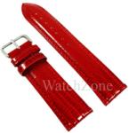  Curea Ceas Piele Rosu Aprins (WZ785)