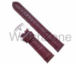  Curea ceas maro din piele naturala marime 20mm 24mm XL (WZ998)