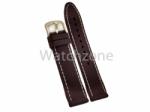  Curea Silicon Neagră cu Cusătură Albă - 22 mm - Lungime L - Cataramă Oțel Inoxidabil - Time Veranda WZ759 (WZ759)