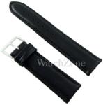 NAGATA Curea de Ceas din Piele Naturală Neagră Nagata - 11 Lățimi (10-30mm) - Fabricată în Spania (WZ658)
