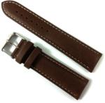  Curea Maro Piele Naturală - 22mm (WZ2689)