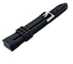 Banda Curea Silicon Neagră Robustă - 24/26/28 mm - Grosime 5 mm - Cataramă Oțel - Sport (JD011228 2S25)