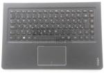 Lenovo Yoga 900-13ISK series háttérvilágítással (backlit) fekete burkolattal (topcase) touchpaddel magyar (HU) laptop/notebook billentyűzet