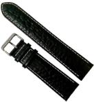  Curea de ceas din piele naturala neagra - 18mm 20mm 24mm C2938 (C2938)