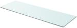 vidaXL Raft din sticlă transparentă, 90 x 30 cm (243841) - vidaxl Raft