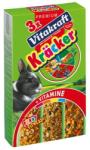 Vitakraft zöldséges-mogyorós-erdei gyümölcsös hármas rúd nyulaknak 1 db - petissimo