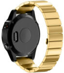 iUni Curea ceas Smartwatch Garmin Fenix 7X / 6X / 5X Plus / 5X / 3 HR / 3, 26 mm Otel inoxidabil iUni Gold Link Bracelet (512285)