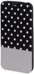 Hama Husa Booklet Lovely Dots Samsung Galaxy S5 Hama, Negru/Alb (138250)