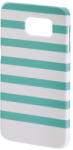 Hama Carcasa Stripes Samsung Galaxy S6 Hama, Verde/Alb (138243)