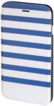 Hama Husa Booklet Stripes iPhone 6 Hama, Albastru/Alb (138289)