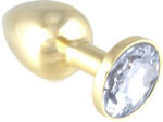 Rimba Butt Plug Metal Rimba With Crystal Clear