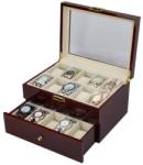 WatchBox Casetă Colecționar „Master Heritage - 20 Locuri, Lemn Masiv & Design pe Două Niveluri (CDL021)