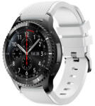 iUni Curea ceas Smartwatch Samsung Galaxy Watch 46mm, Samsung Watch Gear S3, iUni 22 mm Silicon White (513091)