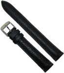  Curea de ceas din piele naturala neagra - 16mm, 18mm, 20mm, 22mm - C2975 (C2975)