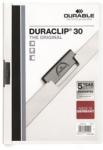 DURABLE Gyorsfűzõ, klipes, A4, DURABLE "DURACLIP® 30", fehér (DB220002) - tutitinta