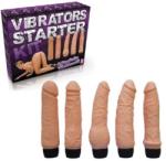 Sex Links Set Vibrators Starter, 5 vibratoare diferite ca dimensiune si ca forma pentru a va oferi placer Vibrator