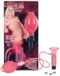 Prime Stoys Clitoral Vibrating Pump - Clear Hot Pink