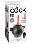 Prime Stoys King Cock Vibrating Mini Sex Ball with 6" Dildo Flesh Dildo