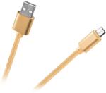 M-Life Cablu USB - micro USB NYLON auriu M-Life (ML0801G)