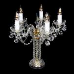 Glass LPS Veioza, lampa de masa 5 brate cristal Bohemia S31 007/05/4 (S31 007/05/4)