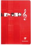 Clairefontaine Caiet muzica A4 capsat 24 file 10 portative Clairefontaine Metric (ACAI039)